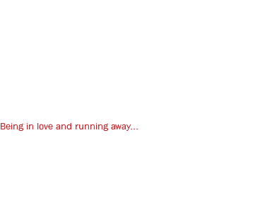 "Love is often perceived as a cliche pattern that everyone experiences in a similar way. However, when it grips you, it can be so powerful that culture, intellect, or even logic cannot affect it. When people suffer from its consequences, they often become shallow, predictable, selfish, and nervous. Love is often the result of a misunderstanding, but when that is eventually clarified, the love can diminish. Escaping love with maturity and grace can be seen as a victory. Being in love and running away... 